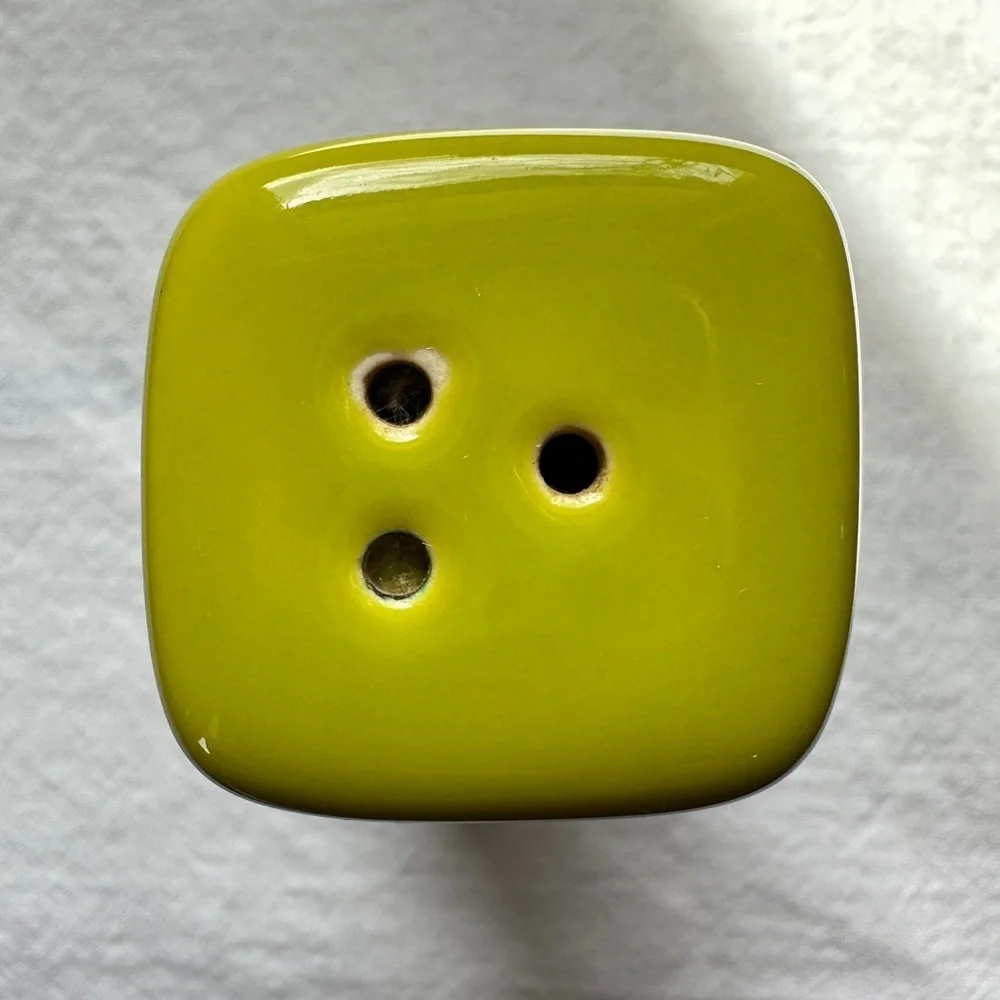 Green and White Ombré Pepper Shaker
